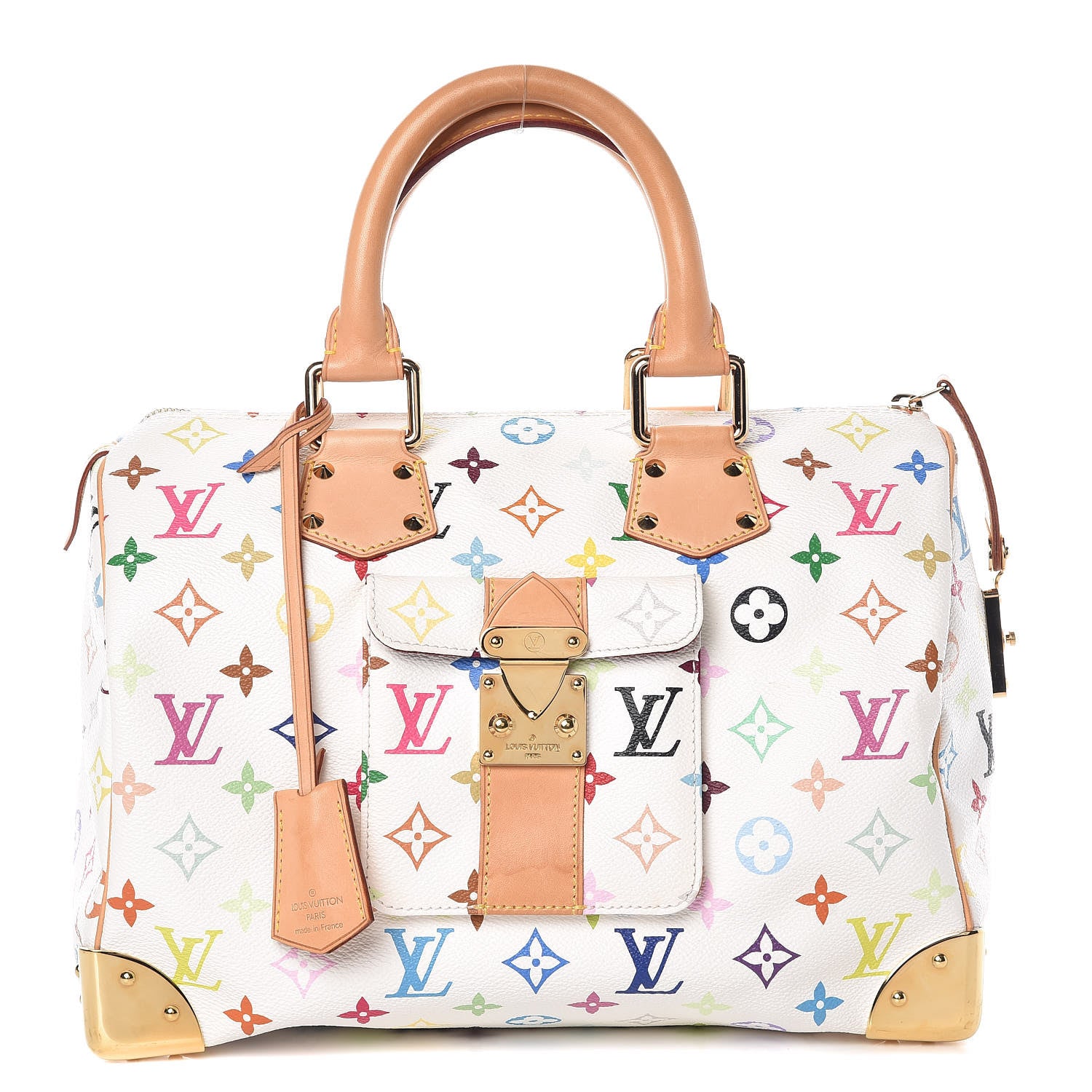 Louis Vuitton Monogram Multicolor Speedy 30 White 1 of 10