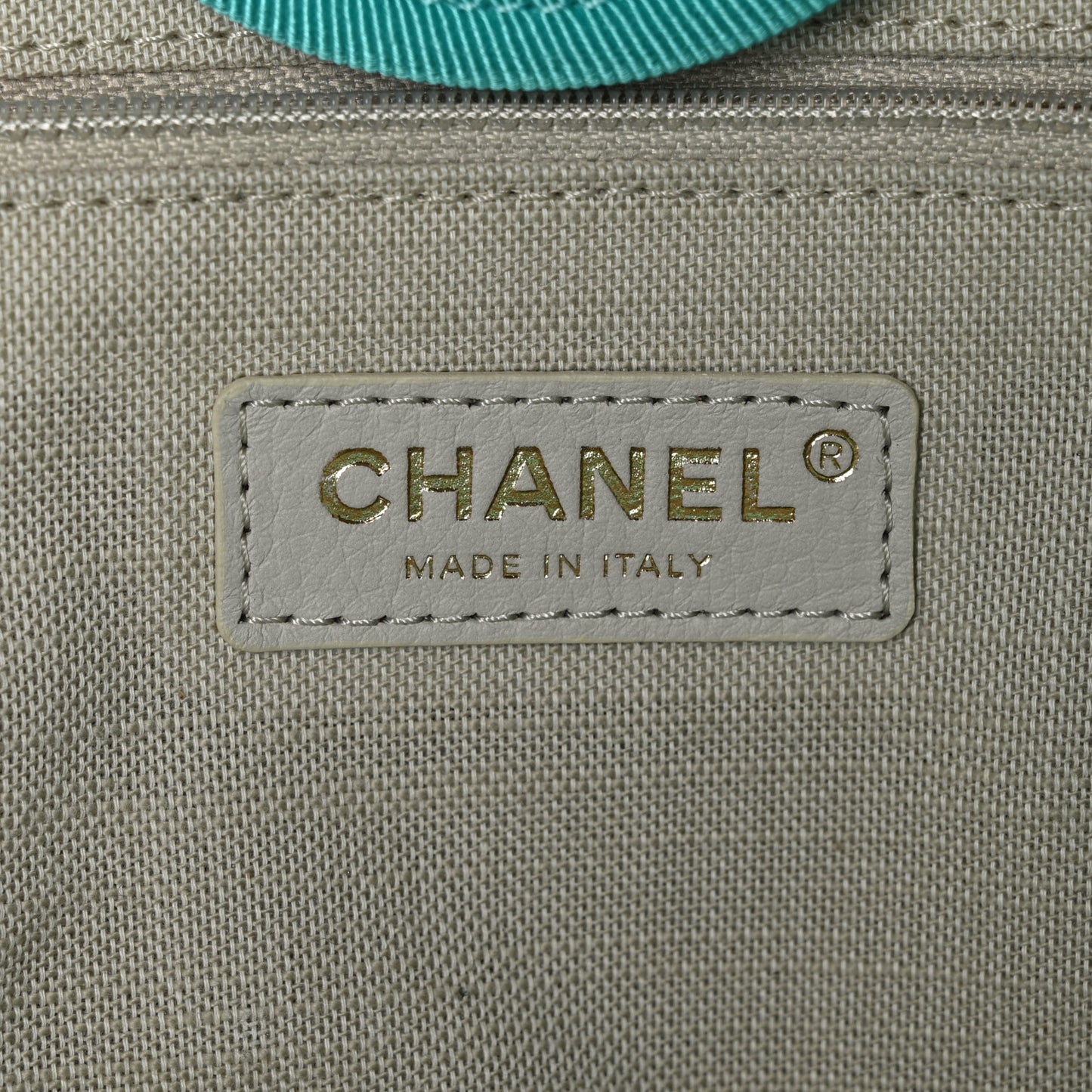 Mixed Fibers Medium Deauville Tote Turquoise