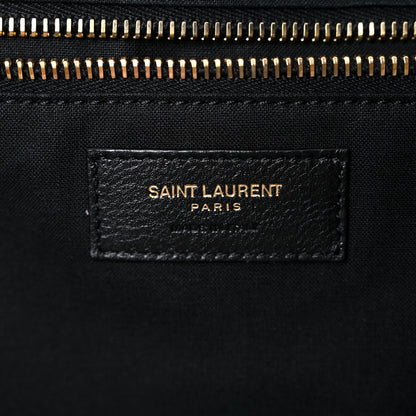 Saint Laurent Linen Calfskin Rive Gauche Tote Natural 6 of 20