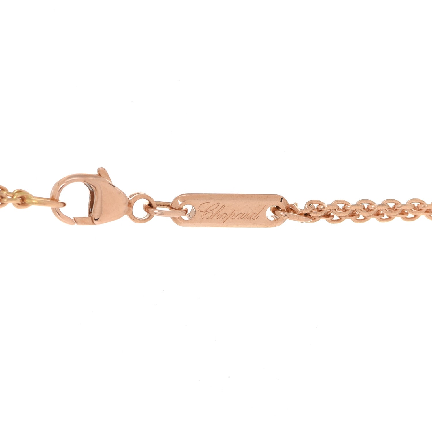 Chopard 18K Rose White Gold Diamond Happy Diamond Sun Moon Stars Double Chain Pendant Necklace 4 of 7