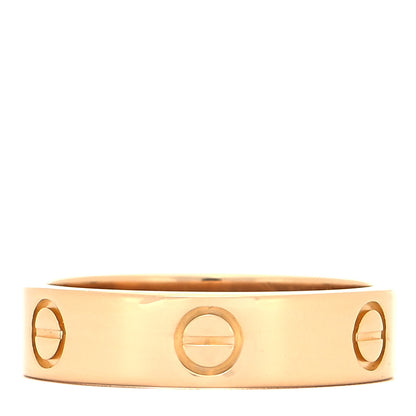 Cartier 18K Yellow Gold 5.5mm LOVE Ring 60 9 3 of 4