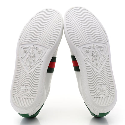 Gucci X DISNEY Calfskin Miro Soft Web Donald Duck Womens Ace Sneakers 41 White New Shamarock 5 of 9