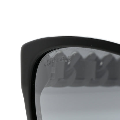 Chanel Cat Eye Chain Polarized Sunglasses 5215-Q Black 8 of 13