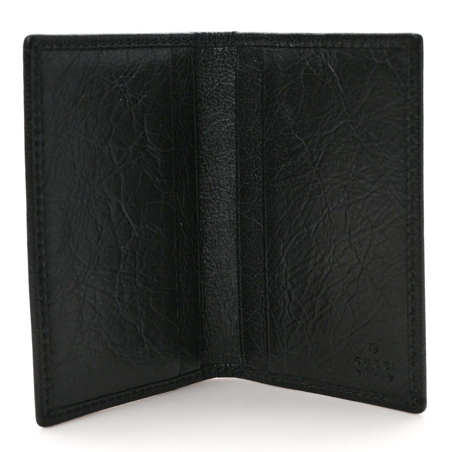 Gucci Vintage Calfskin Morpheus Card Holder Black 5 of 7