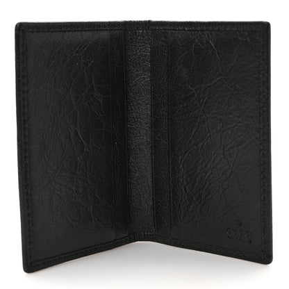 Gucci Vintage Calfskin Morpheus Card Holder Black 5 of 7