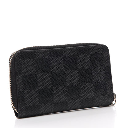 Louis Vuitton Damier Graphite Zippy Coin Purse Vertical 3 of 7