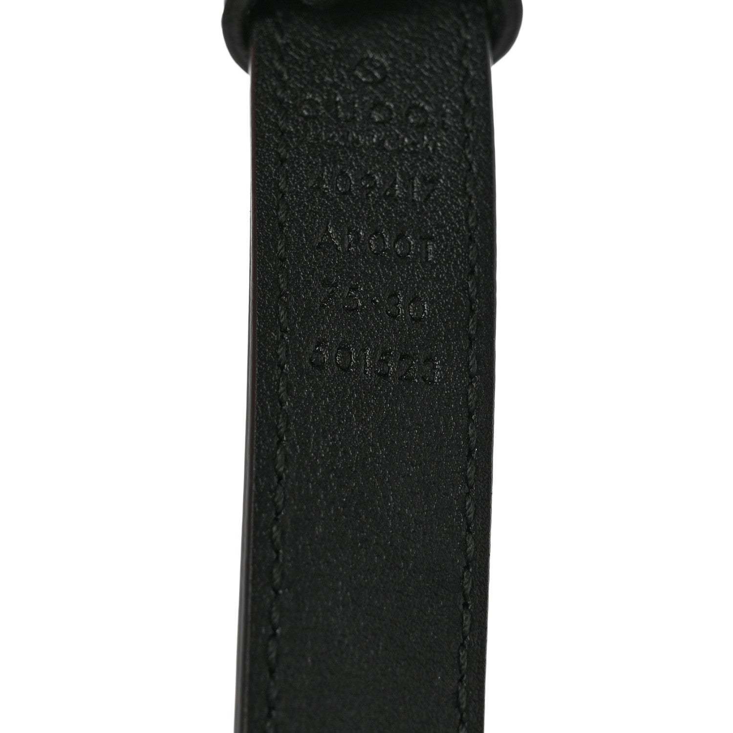 Gucci Calfskin Double G 20mm Belt 75 30 Black 5 of 7