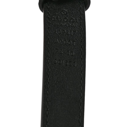 Gucci Calfskin Double G 20mm Belt 75 30 Black 5 of 7