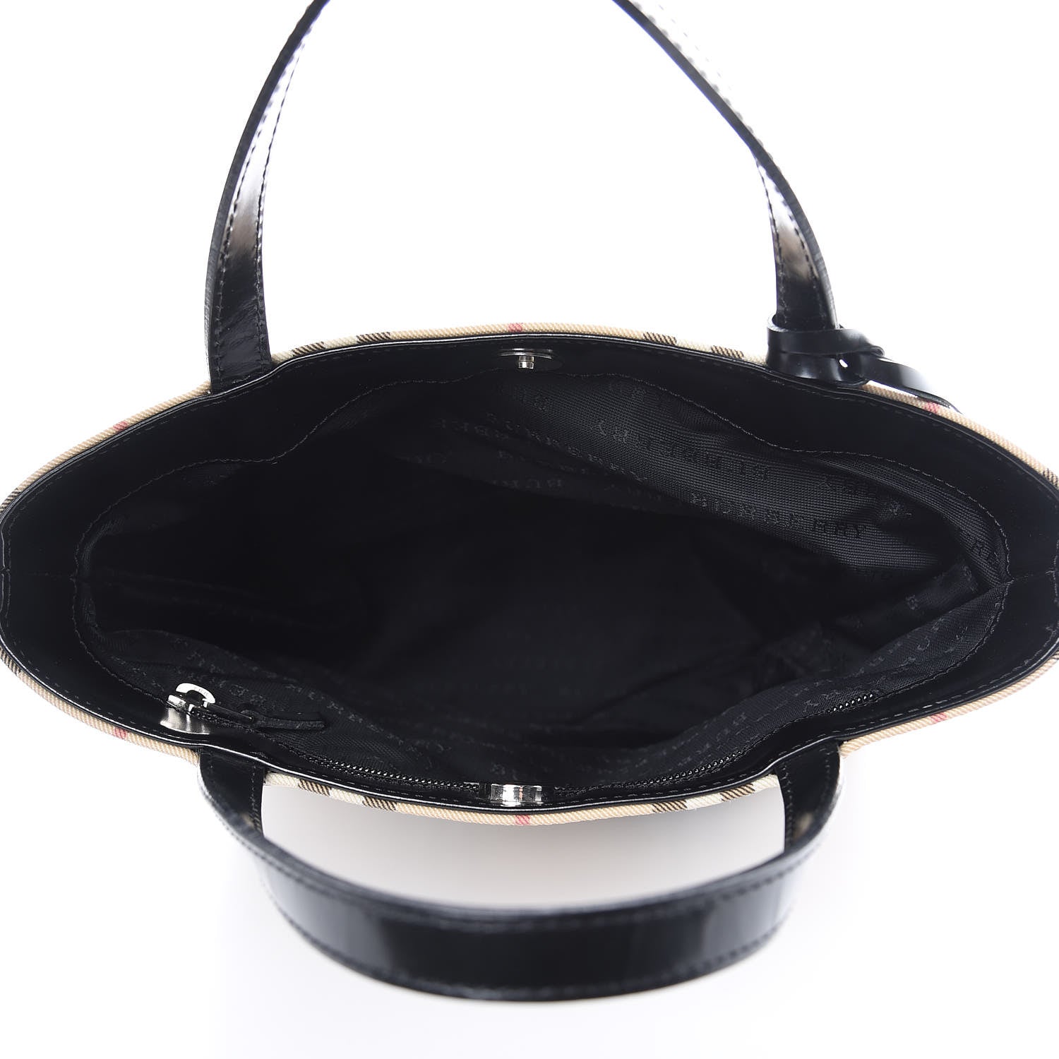 Burberry House Check Medium Tote Black 5 of 12
