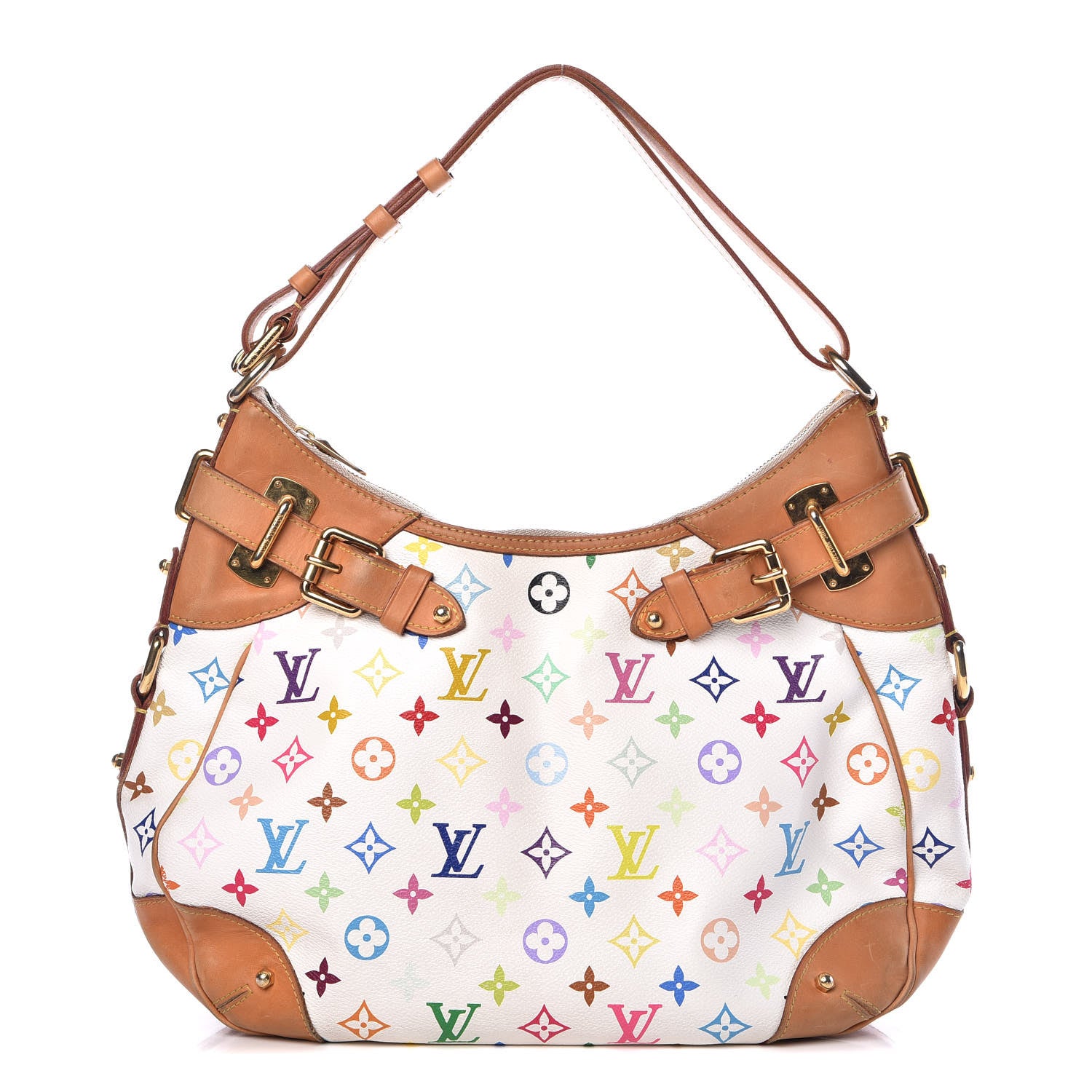 Louis Vuitton Monogram Multicolor Greta White 1 of 18