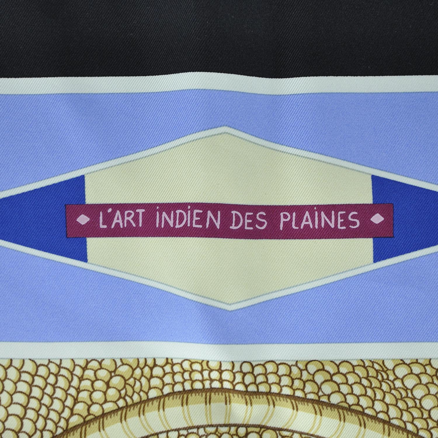 Hermes Silk L'Art Indien des Plaines Scarf 90 5 of 10