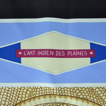 Hermes Silk L'Art Indien des Plaines Scarf 90 5 of 10