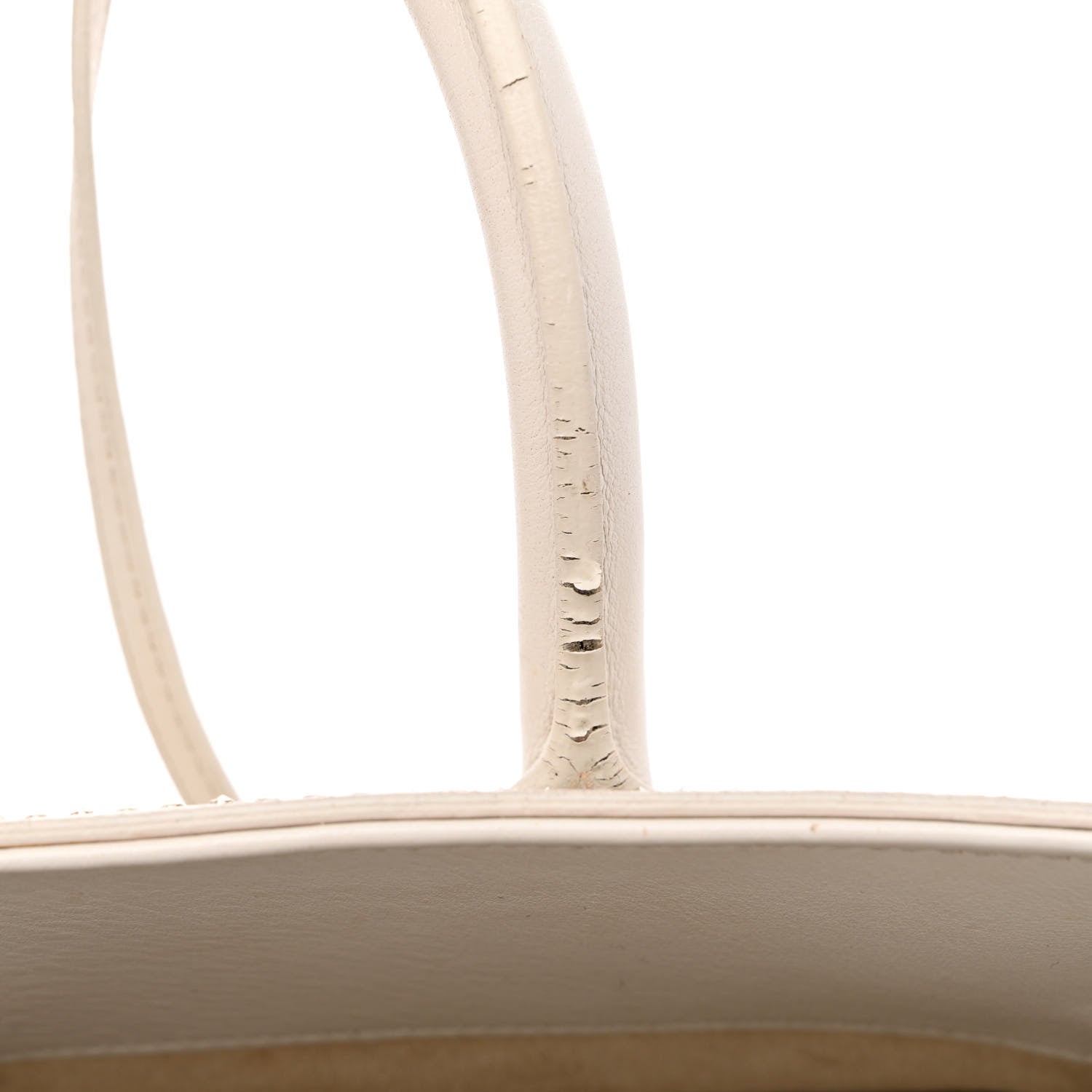 Saint Laurent Calfskin Studded Small Sac De Jour White 15 of 20