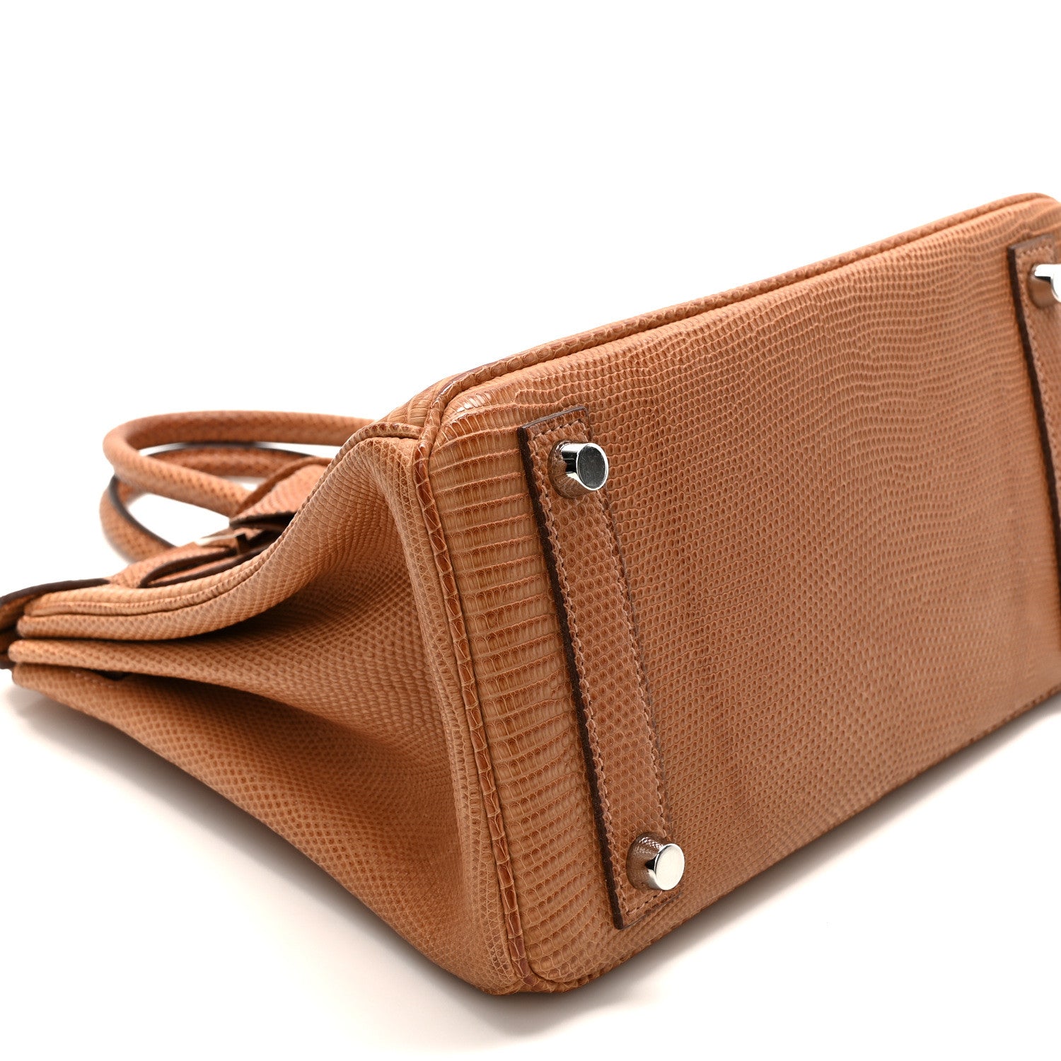 Hermes Lizard Birkin 25 Naturel 9 of 10