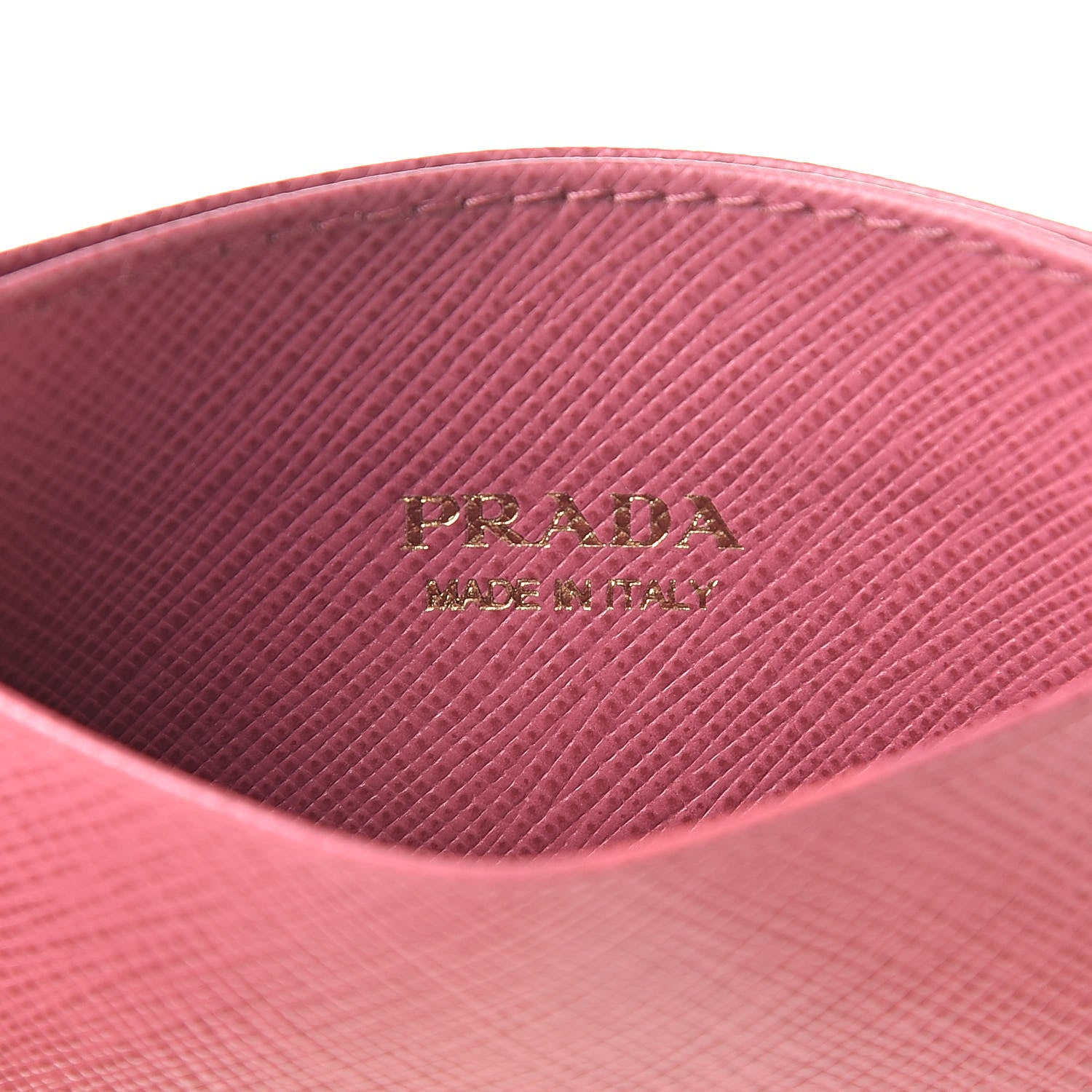 Prada Saffiano Metal Card Case Bruyere 6 of 8