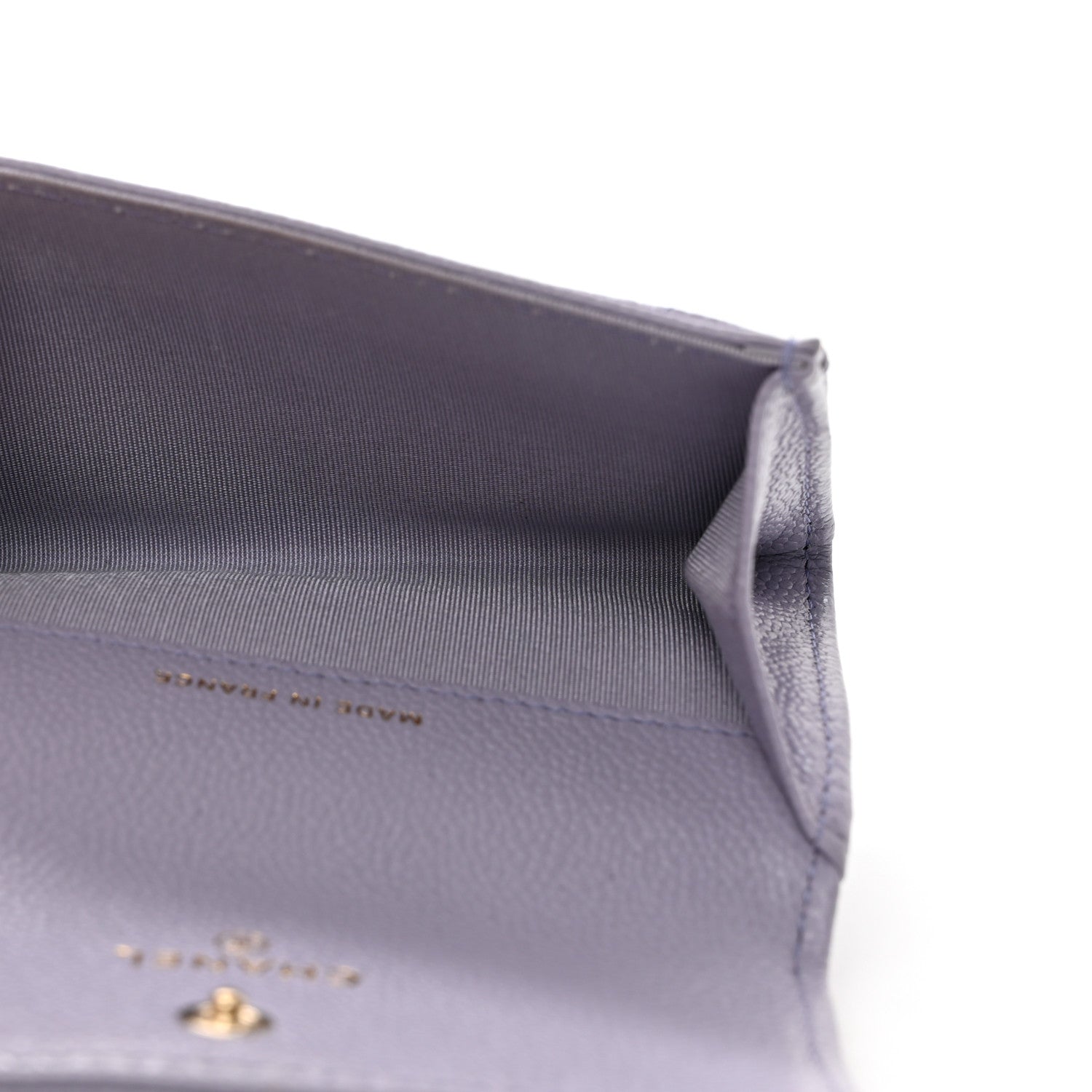 Chanel Caviar Quilted Boy Flap Card Holder Light Purple 5 of 7