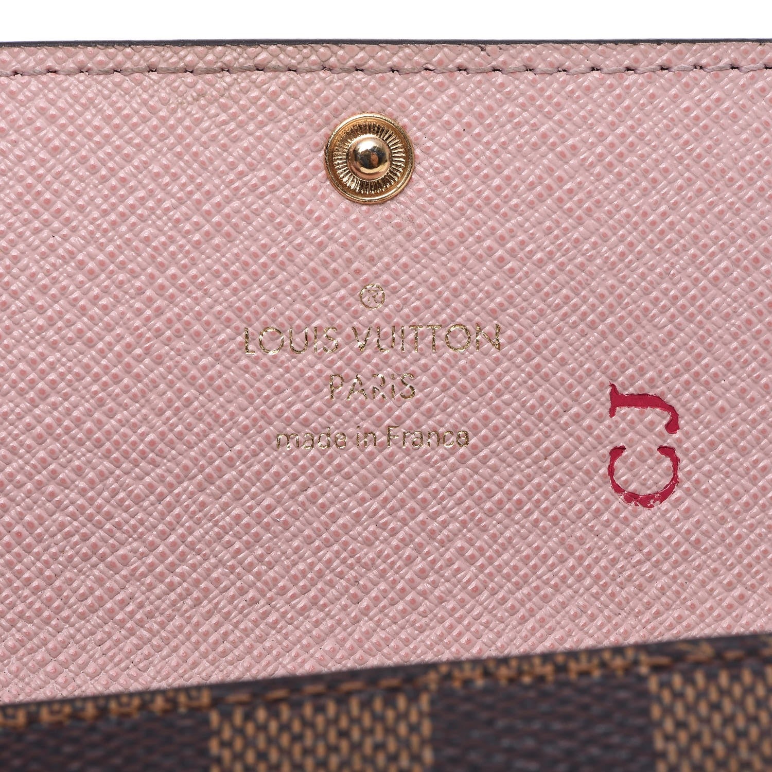 Louis Vuitton Damier Ebene Multicles 6 Key Holder Rose Ballerine 6 of 10