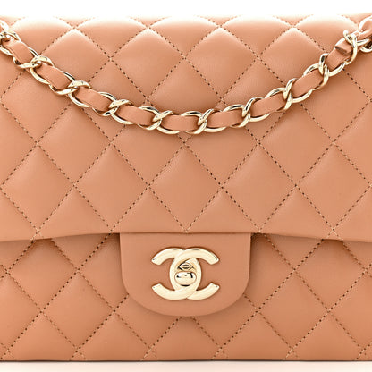 Chanel Lambskin Quilted Medium Double Flap Brown 8 of 11