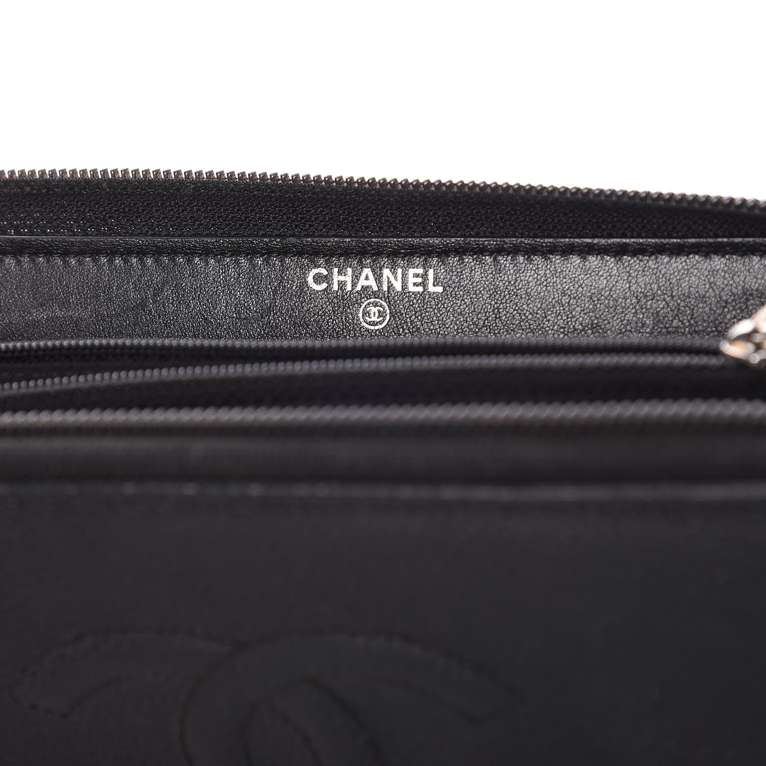 Chanel Caviar Large Timeless CC Zip Around Wallet Black 7 of 10
