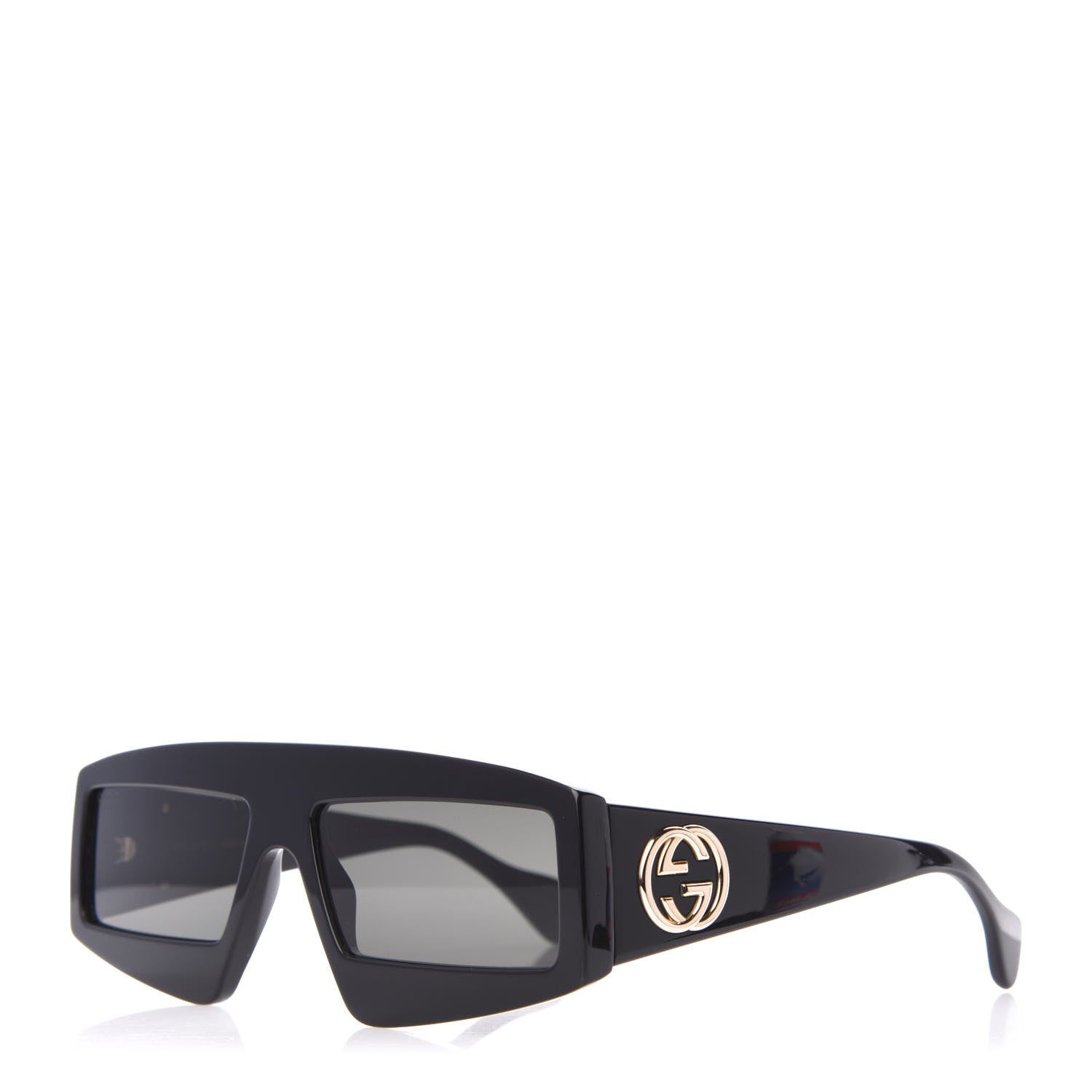 Gucci Acetate Rectangular GG0358S Sunglasses Black 1 of 8