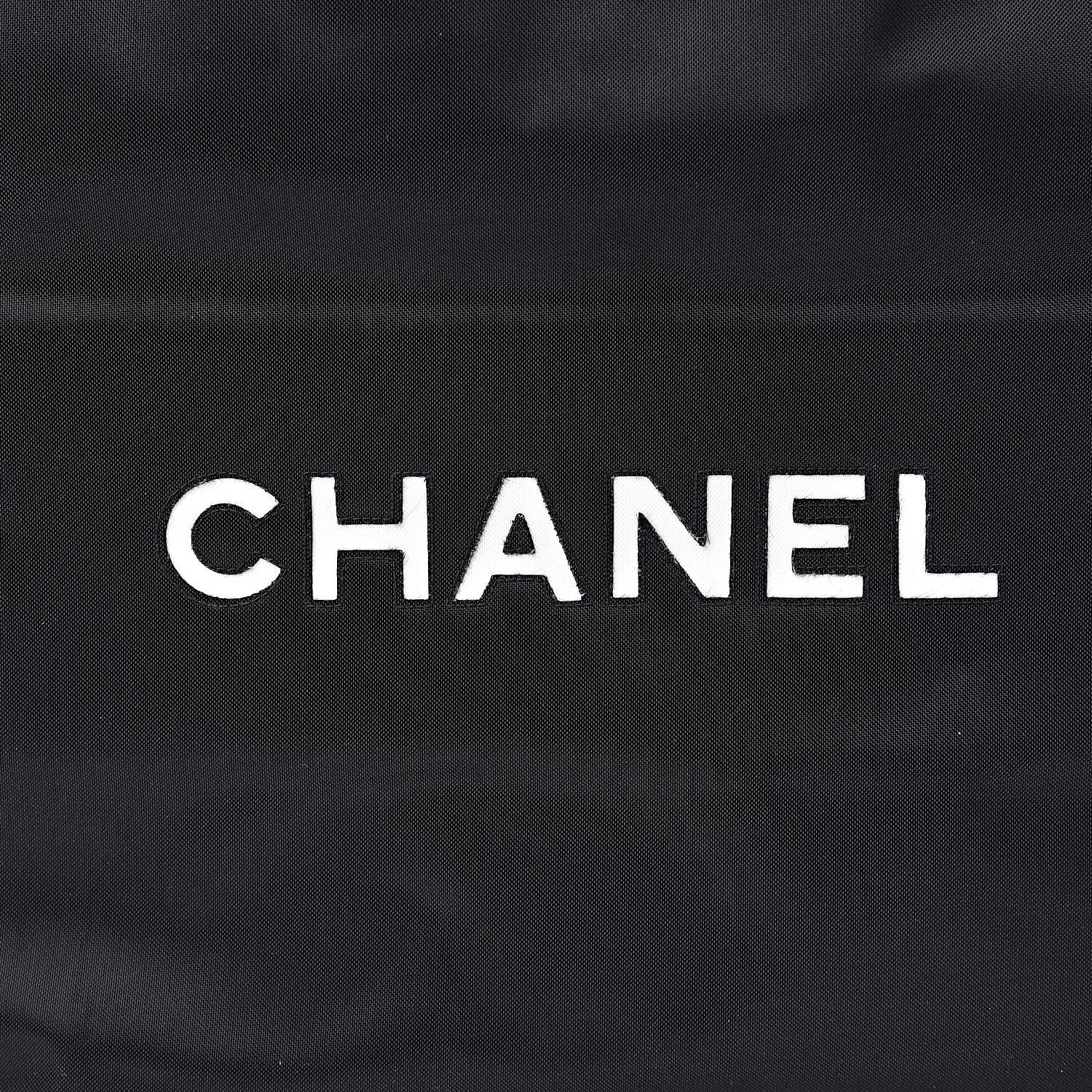 Chanel Canvas Chain Jumbo CC Tote Black 13 of 13