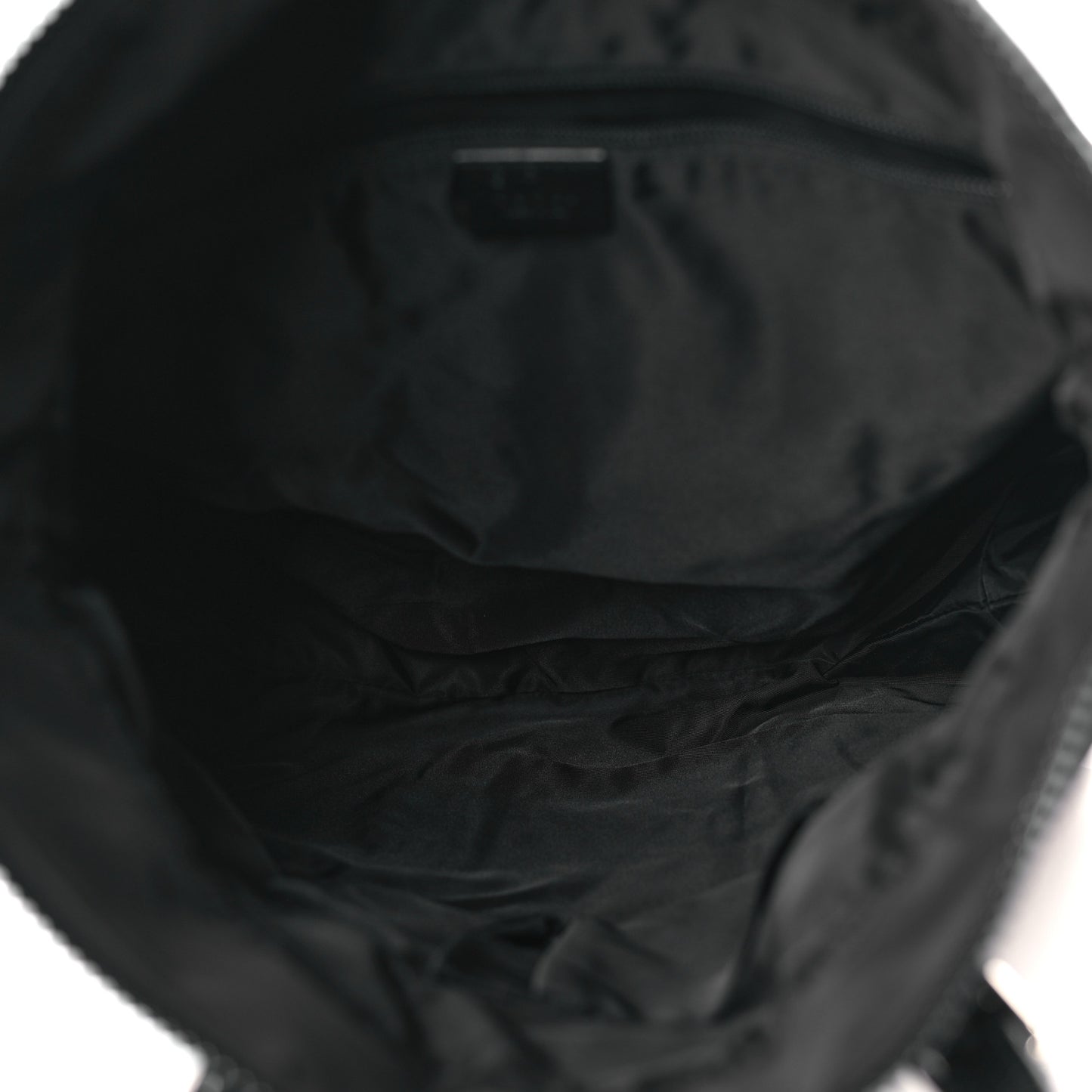 Nylon Monogram Medium Vertical Tote Black