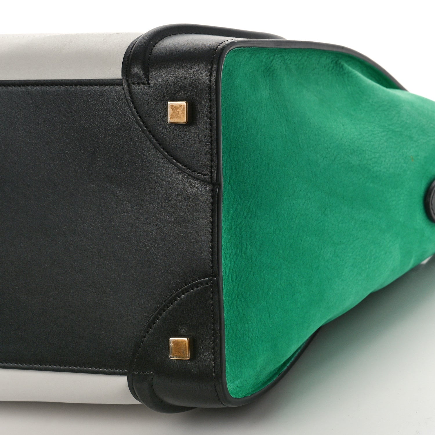 Celine Smooth Calfskin Nubuck Mini Tri-Color Luggage Palm 9 of 9