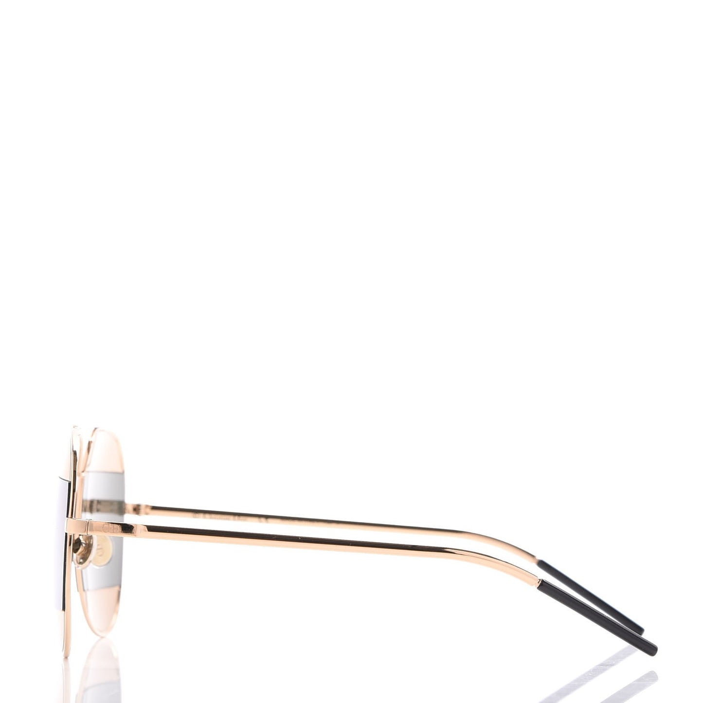 Split 1 Aviator Sunglasses Gold