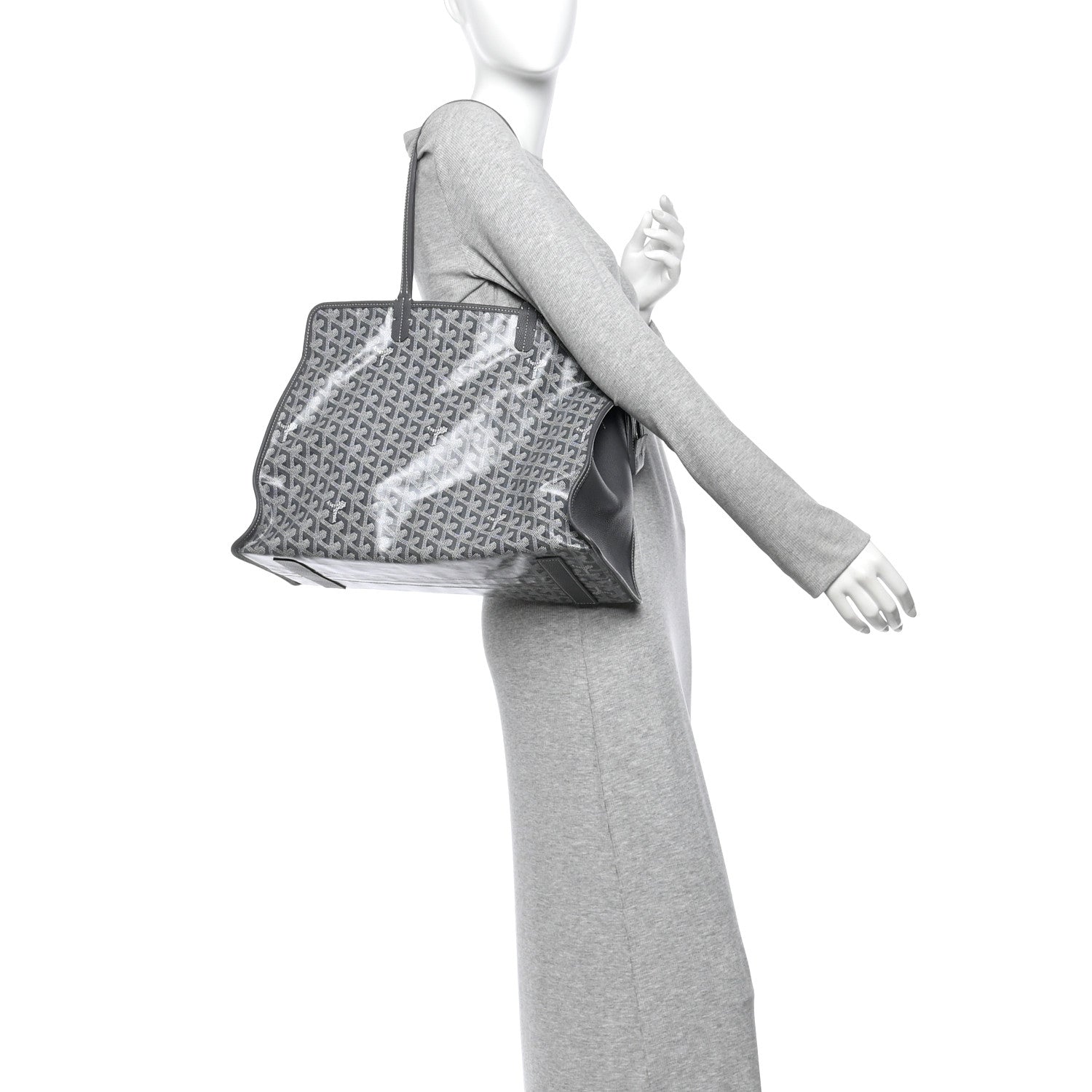 Goyard Goyardine Sac Hardy Pet Carrier PM Grey 2 of 13