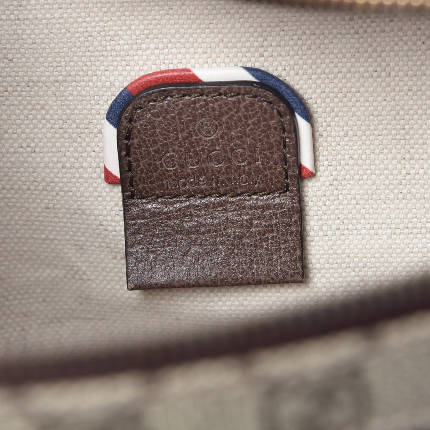 GG Supreme Monogram Courrier Belt Bag Beige New Acero