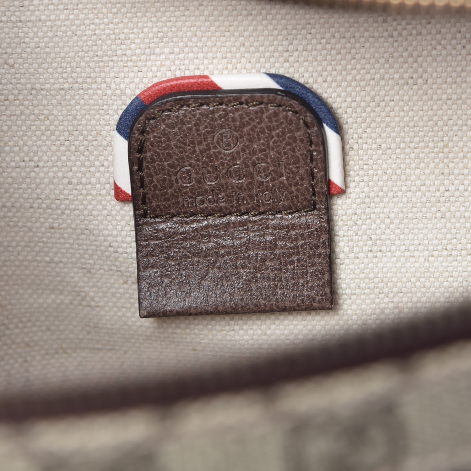 Gucci GG Supreme Monogram Courrier Belt Bag Beige New Acero 6 of 11