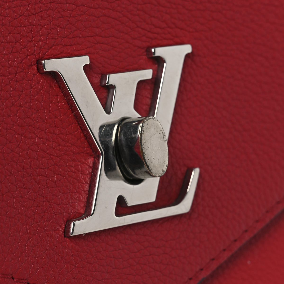 Louis Vuitton Soft Calfskin My Lockme Chain Bag BB Rubis 11 of 11