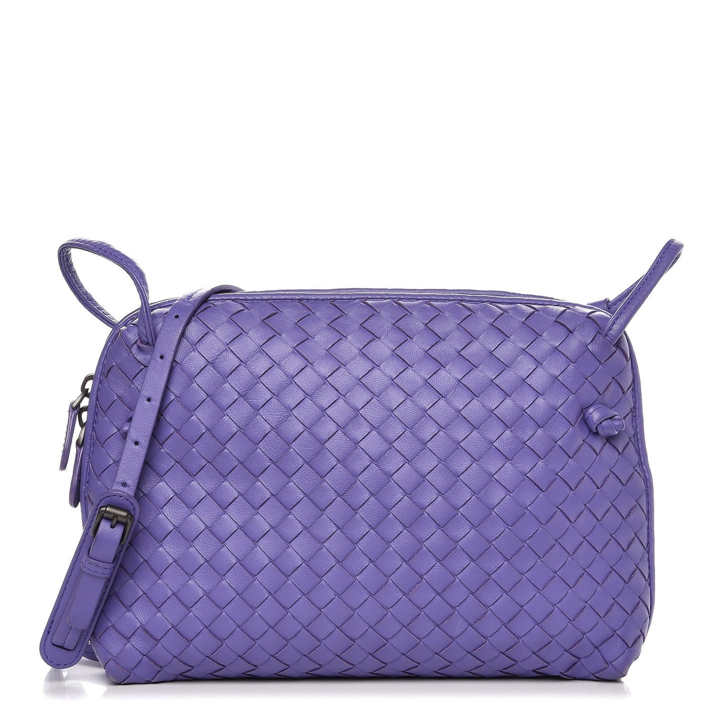 Nappa Intrecciato Pillow Crossbody Lavender