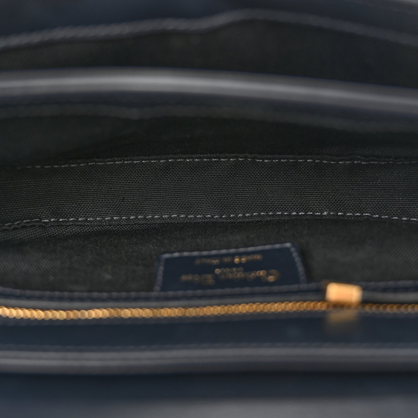 Oblique CD Signature Camera Shoulder Bag Blue Multicolor