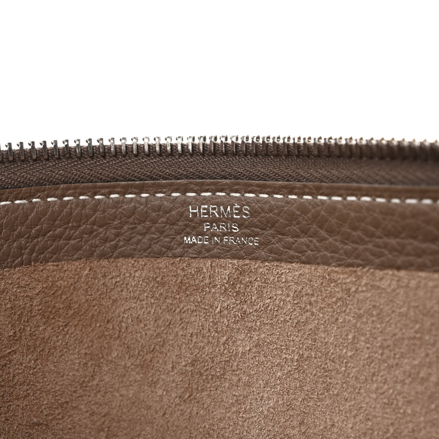 Hermes Togo Cabavertige 30 Pouch Gold Etoupe 6 of 6