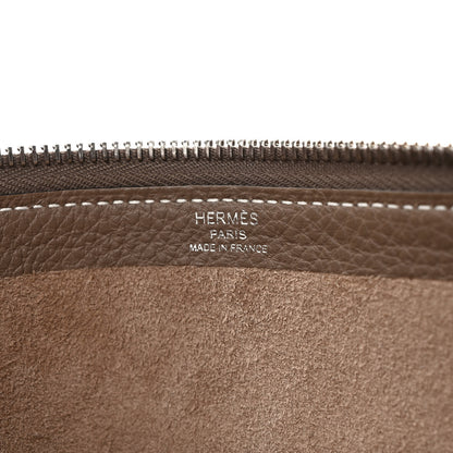 Hermes Togo Cabavertige 30 Pouch Gold Etoupe 6 of 6