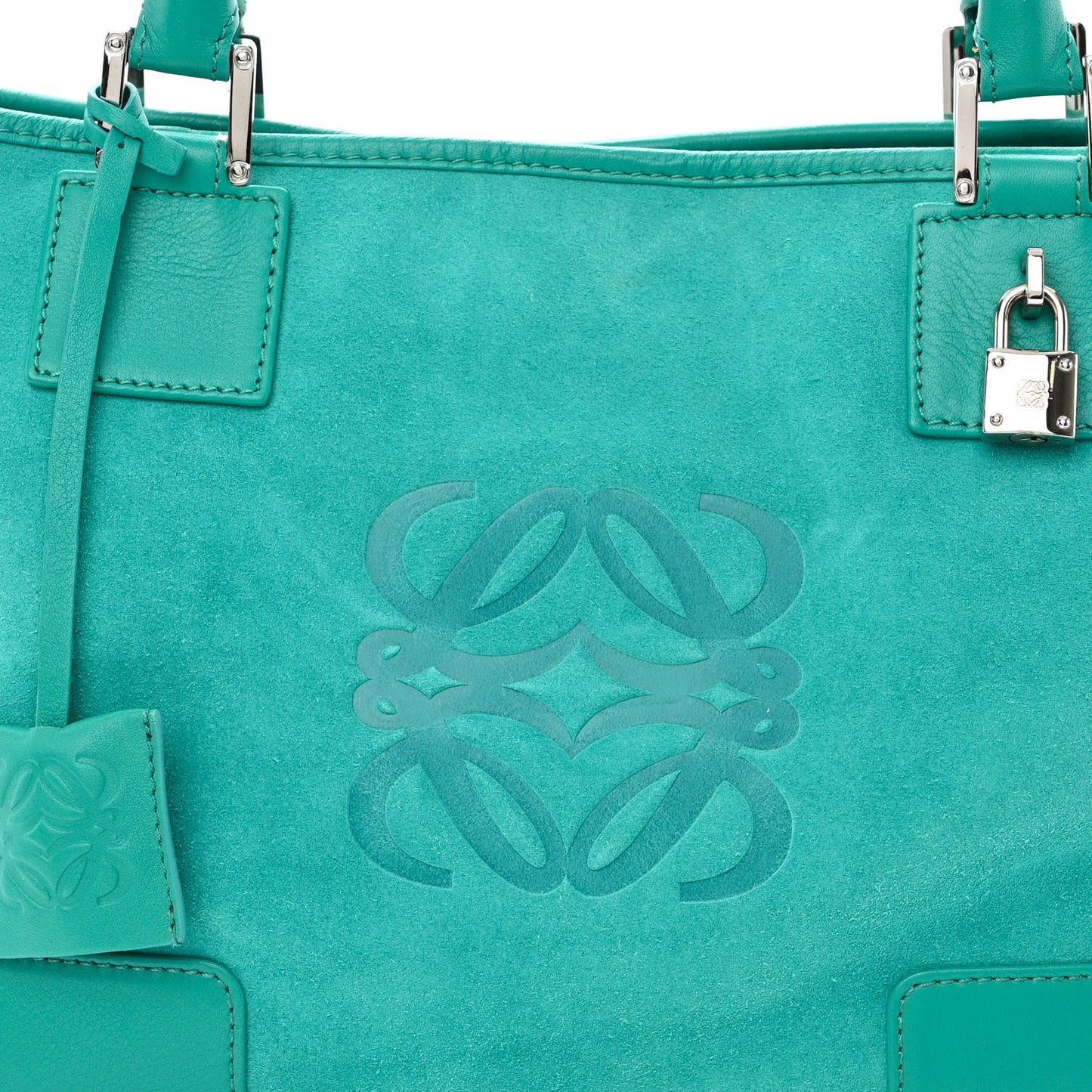 Suede Calfskin Amazona Turquoise