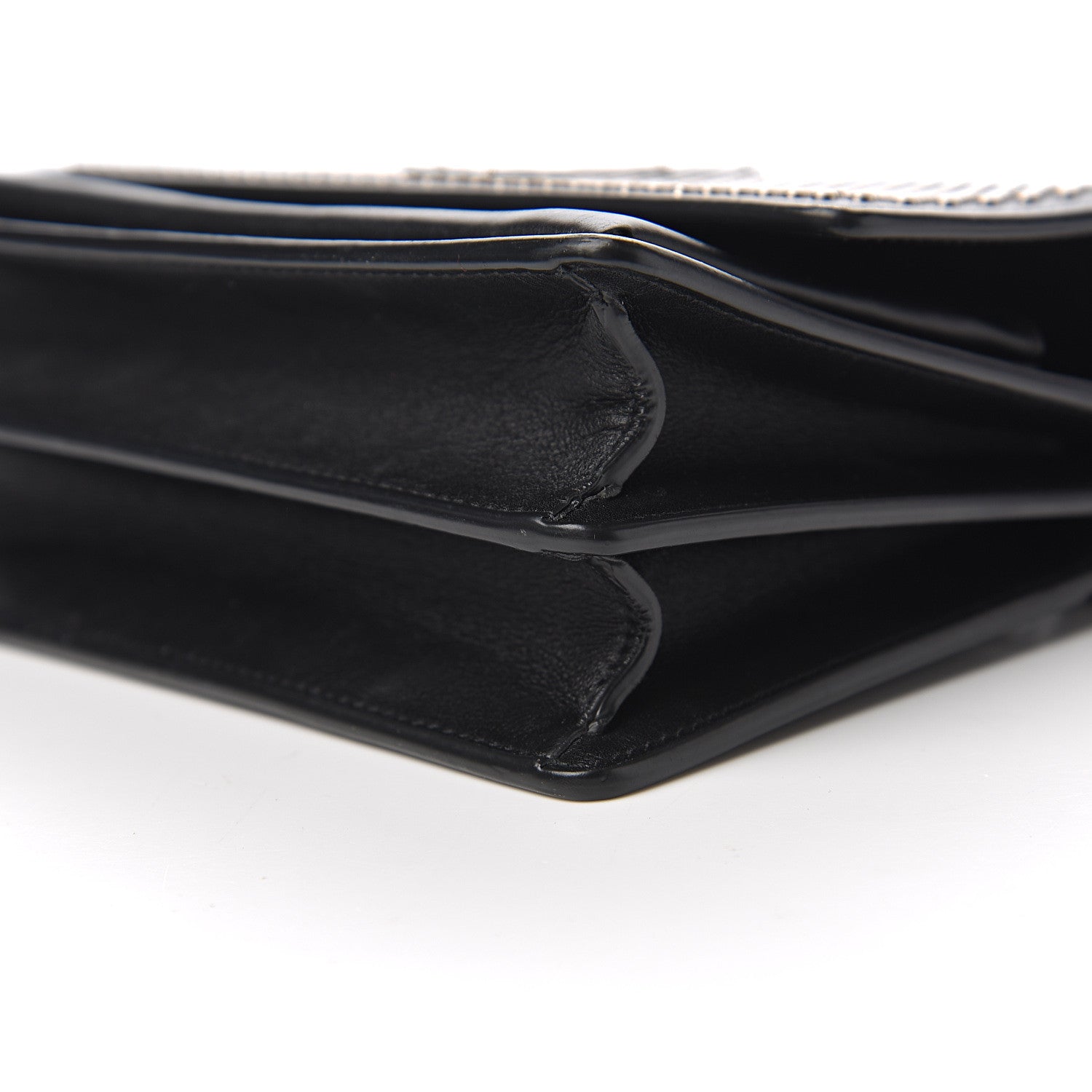 Saint Laurent Calfskin Studded Small Monogram Sunset Black 11 of 12