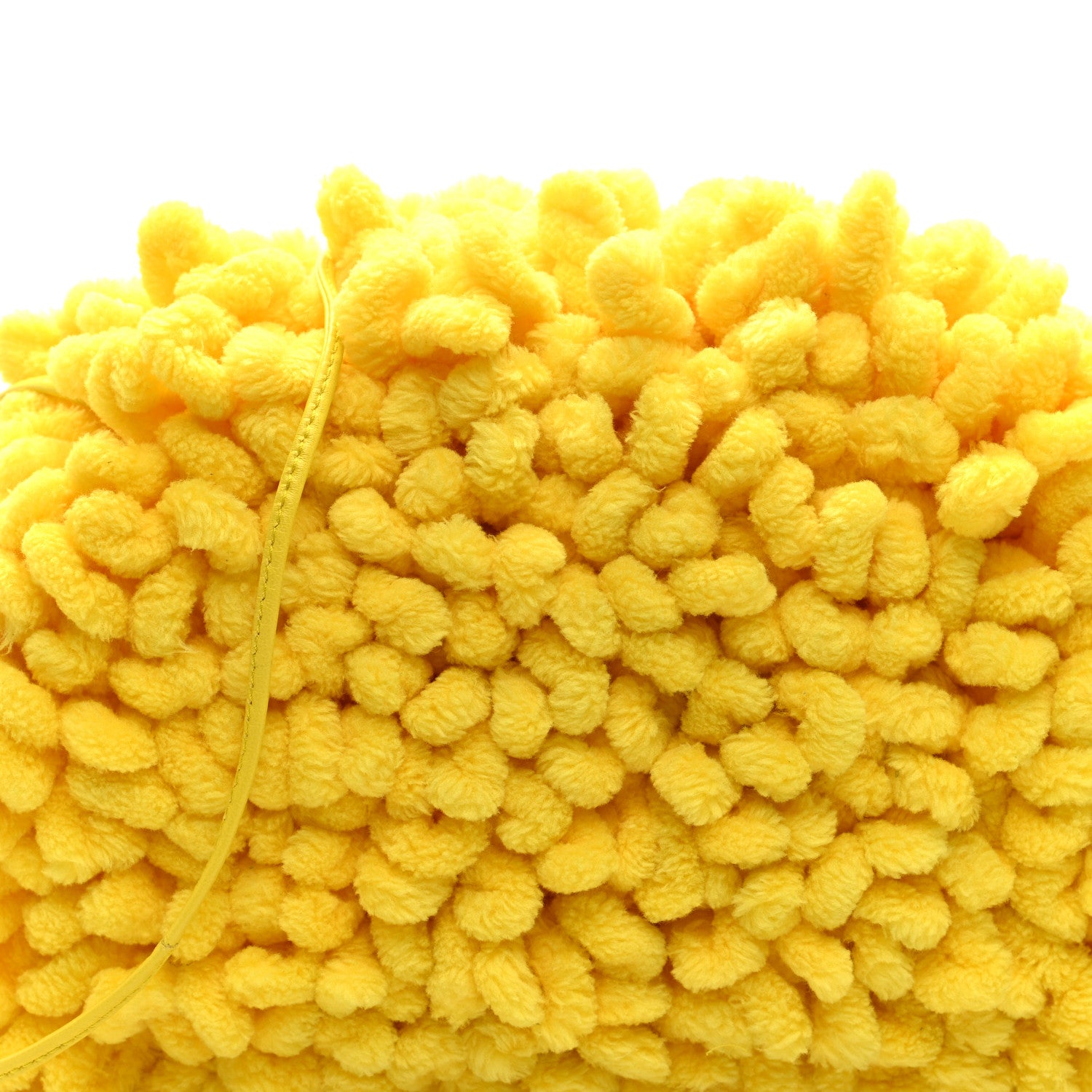 Bottega Veneta Chenille The Mini Pouch Lemon 7 of 9