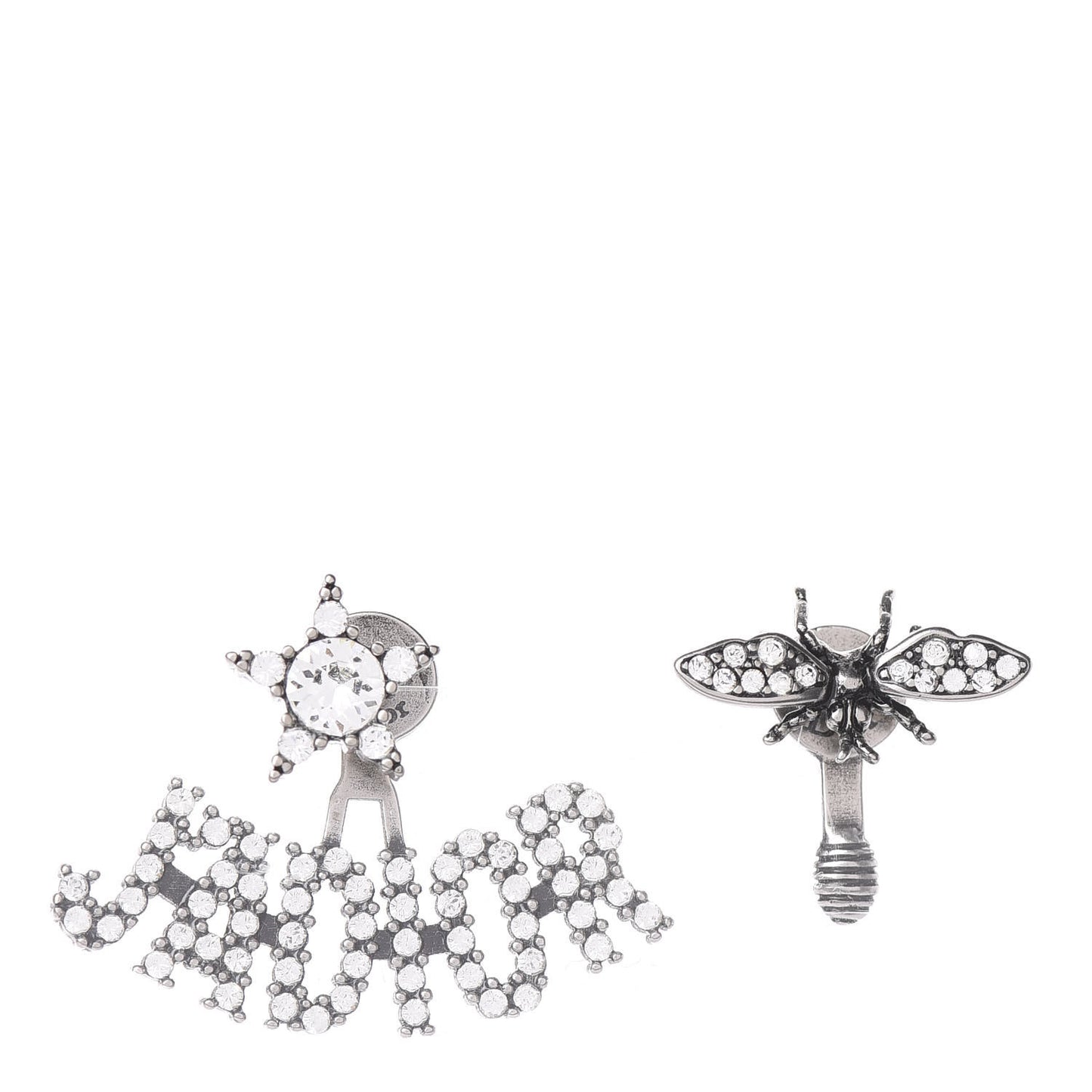 Palladium Crystal J'adior Earrings