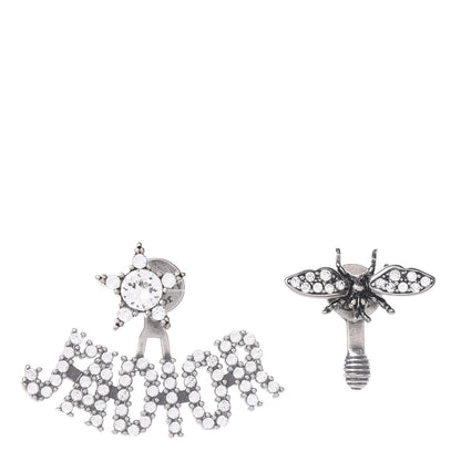 Christian Dior Palladium Crystal J'adior Earrings 1 of 4