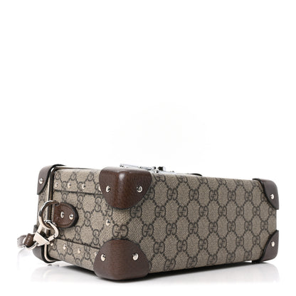 Gucci GG Supreme Monogram Globe-Trotter Beauty Case Brown 4 of 10