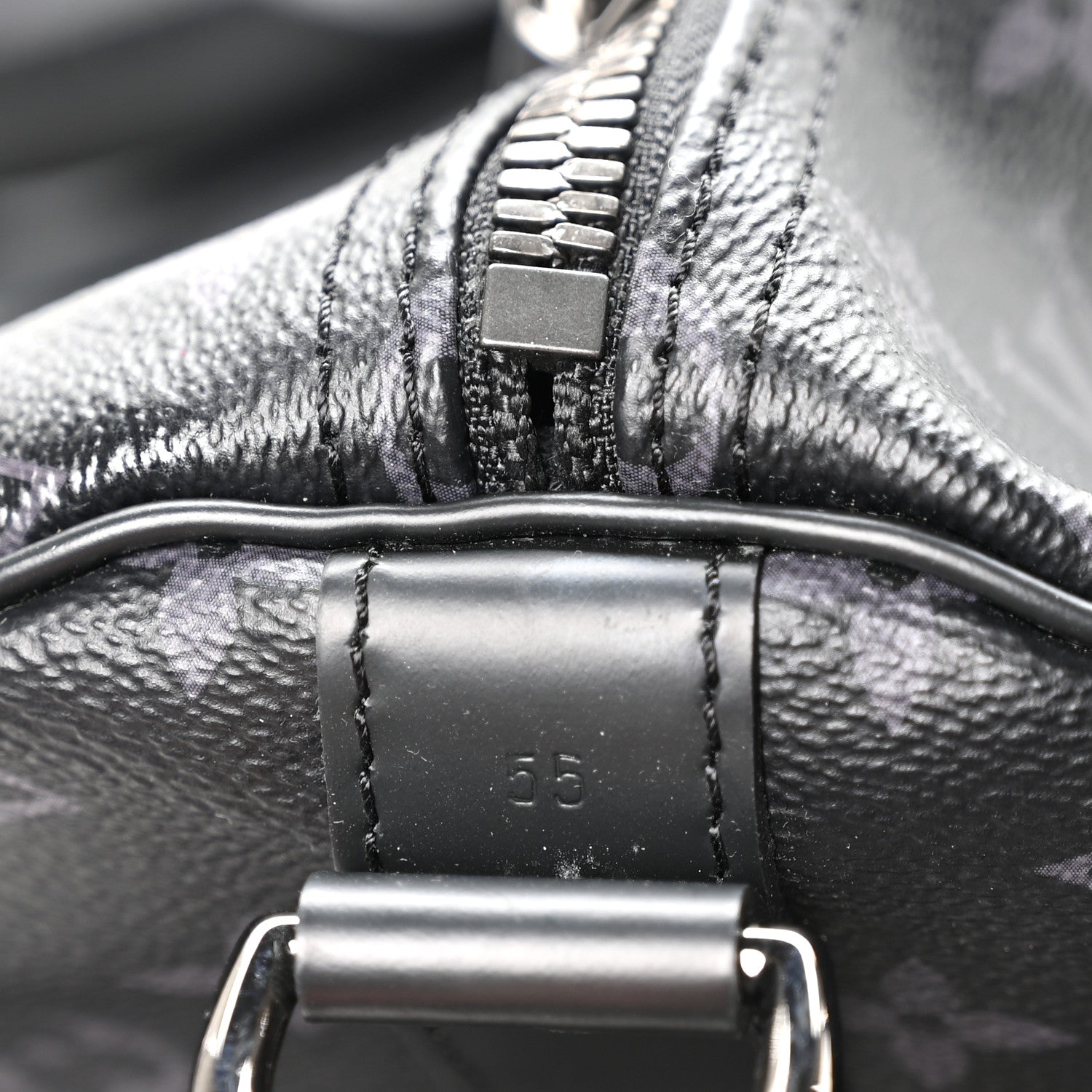 Louis Vuitton Monogram Eclipse Keepall Bandouliere 55 6 of 9