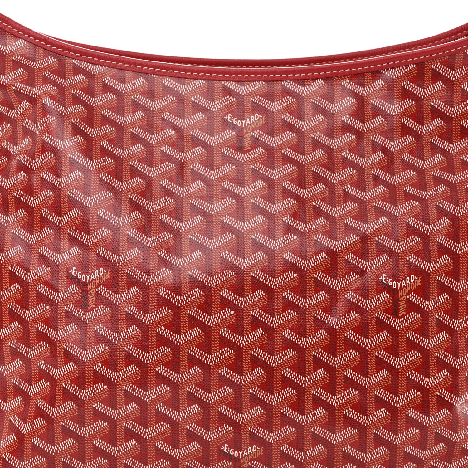 Goyard Goyardine Boheme Hobo Red 9 of 13