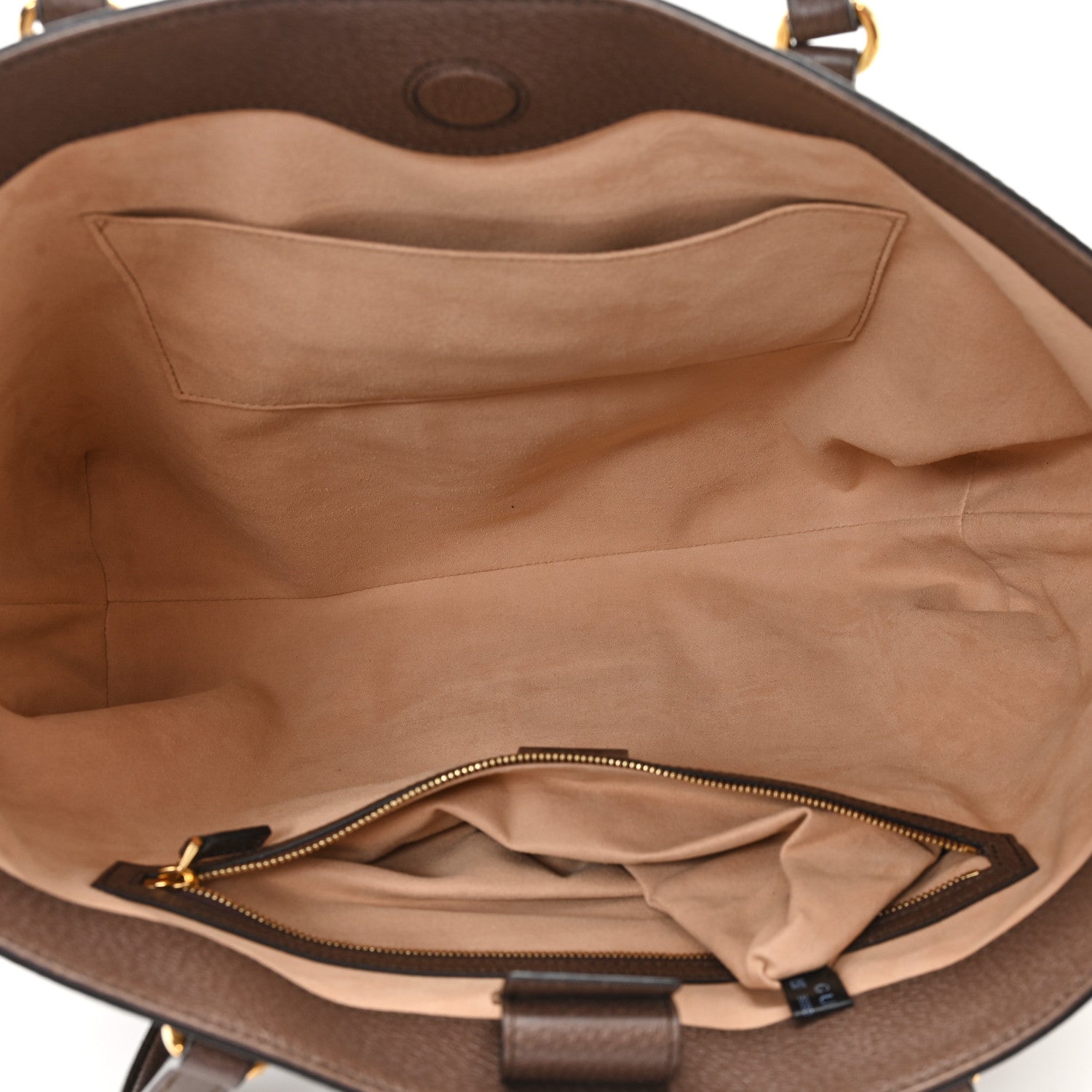 Gucci GG Supreme Monogram Medium Ophidia Shopping Tote Brown 5 of 10