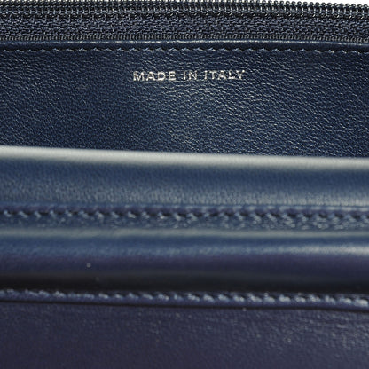 Chanel Lambskin Wallet On Chain WOC Navy 9 of 9