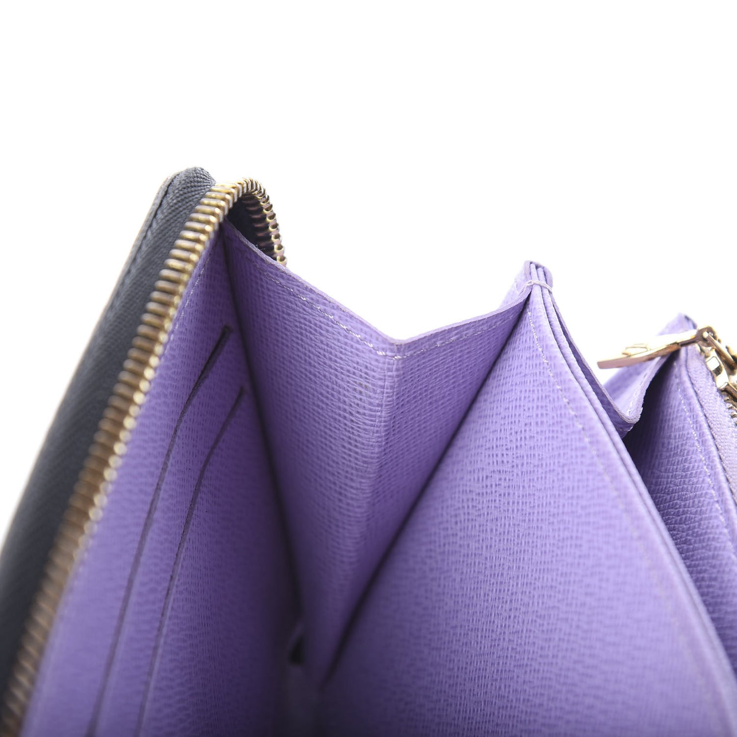 Monogram Multicolor Zippy Wallet Black Violet
