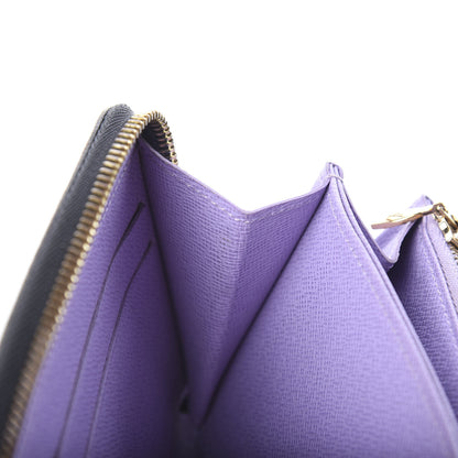 Louis Vuitton Monogram Multicolor Zippy Wallet Black Violet 12 of 14