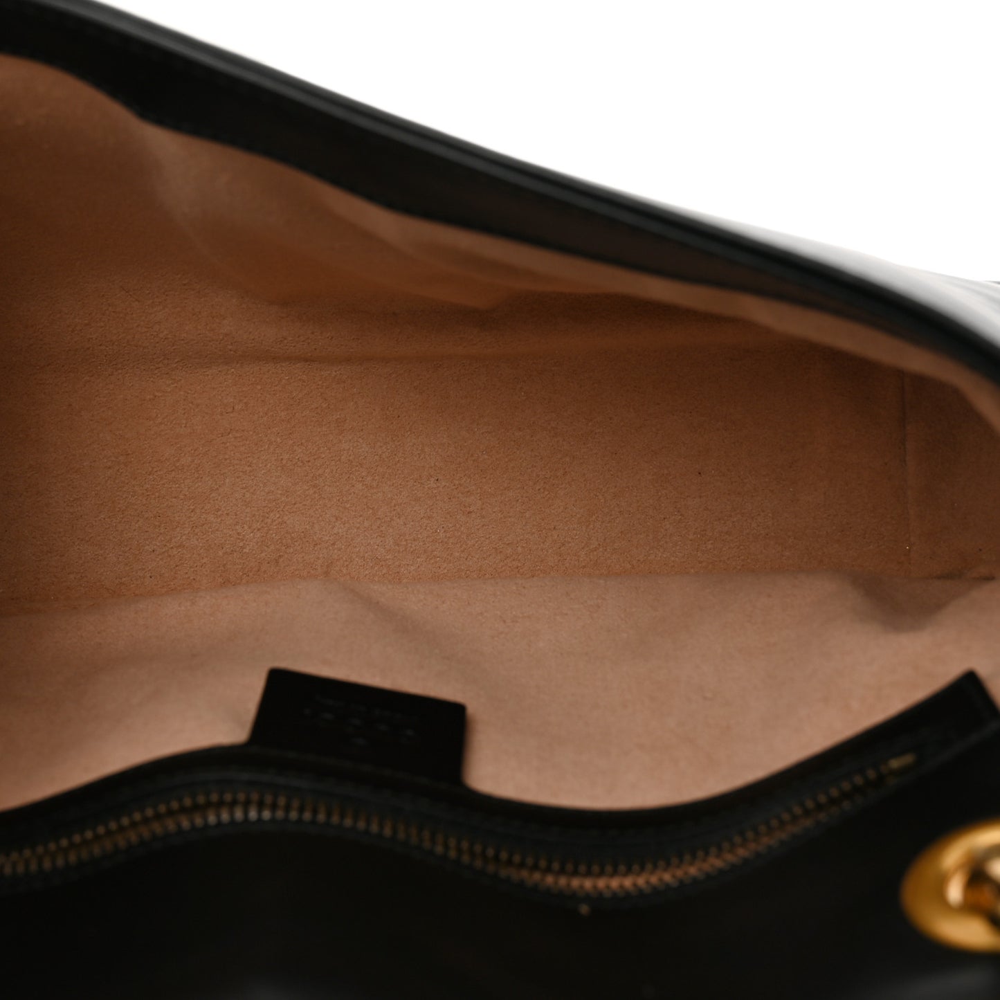 Calfskin Matelasse Small GG Marmont Shoulder Bag Black