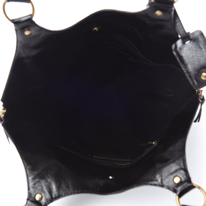 Saint Laurent Patent Tribute Tote Black 7 of 9